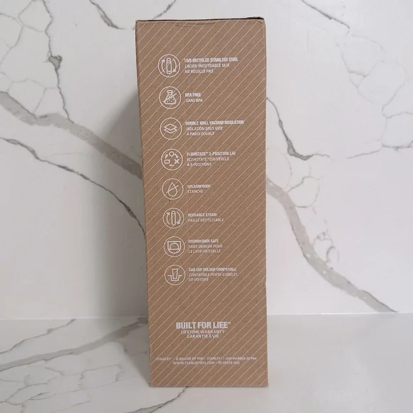 BNIB - Stanley Quencher H2.0 FlowState Stainless Steel Vacuum Insulated Tumbler - Picture 5 of 9